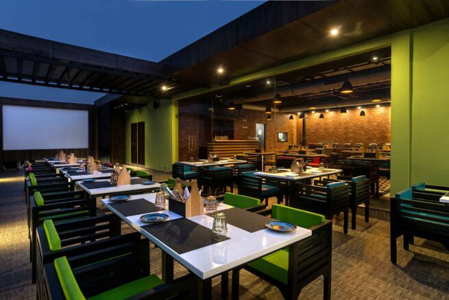 Trella rooftop dining architecture photography interior photography chennai india jayaraman photography
